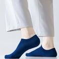 thumbnail image 7 of TELOLY 5Pairs Mens Ankle Socks9-13Mens Ankle Socks Size 9-11 Men's Socks ,Blue, 7 of 7