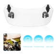 thumbnail image 4 of Wind Deflector for Motorbike Abs 1 Set 14.15X5.97X0.63In Transparent, 4 of 9