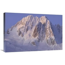 Global Gallery  Snow-Covered Peaks of Takhinsha Mountains - Glacier Bay NP - Alaska Art Print