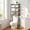 Balck, variant on Simenmax Over-The-Toilet Storage Rack, 4-Tier Bathroom Organizer with Adjustable Shelves, Space-Saver Shelf Unit with Paper Holder & Hooks,Black