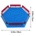 thumbnail image 2 of DIY Disk Duel Stadium Kids Toy Blue, 2 of 4
