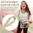 thumbnail image 3 of Bolsa transparente Missnine para mujer, bolsa gruesa de PVC transparente para eventos de estadio con correa de guitarra transparente para conciertos en la playa, 3 of 6