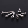 thumbnail image 1 of Self Tapping Screws, 500PCS M3 Cross Drive Button Head Self Tapping Screws Fastener Assortment Set with Plastic Box, 1 of 7