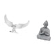 thumbnail image 5 of Escultura de ángel, estatua, figura de mono, Buda, estatua de resina de arenisca, adorno de textura realista, adecuado para sala de estar, oficina, do, 5 of 8