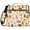 Pastel Orange Forest Animals, variant on Zipper Binder with Shoulder Strap 2 inch 3 Ring Waterproof File Folder Organizer Bag 500 Sheet Green Sea Turtles Pattern
