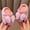 Pink, variant on Zecgelong Boys Slippers For Toddlers 1 5 Years Soft Sole Casual Slides With Glitter Bow Design Breathable Summer Shoes For Kids ‌Kids' slippers summer‌ Size 12-15 Months