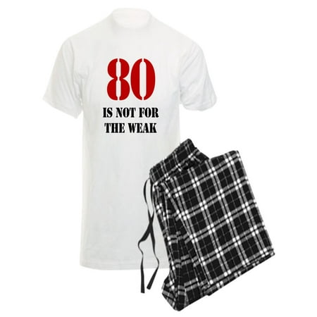 

CafePress - 80Th Birthday Gag Gift - Men s Light Pajamas