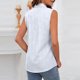 thumbnail image 5 of TaTaai Printed Blouse Lightweight Drape Women's Casual Fashion Lapel Button Sleeveless & Short Sleeve Loose Summer Office Smart-Casual Top Gift, 5 of 6