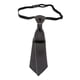 thumbnail image 5 of Corbata de hombre pre-atada Corbata de mujer pre-atada Corbatas pre-atadas Corbata para espectáculo Esquina gris afilada, 5 of 9