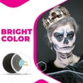 thumbnail image 3 of ColorMaster Face and Body Paint (water-based) Black (30gm) Non-Toxic High-Quality Paint for Children and Adults Halloween Makeup, Costumes, Festivals, 3 of 7