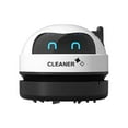thumbnail image 2 of Mini Desktop Vacuum Cleaner, Usb Charging Portable Keyboard Cleaner with Nylon Brush & Porous Filter, 500mah Battery for Crumbs & Debris Removal on Desks, Sofas, Cars, and Beds,Vsgery, 2 of 3
