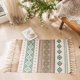 thumbnail image 1 of Xiao Hua Alfombra de baño bohemia, estilo bohemio, para cocina, con borlas, de algodón, lavable, para dormitorio, baño, entrada, pasillo, interior, hogar, 23 x 35 pulgadas (15), 1 of 4