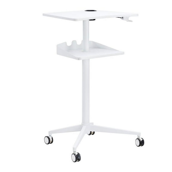 Safco Products 1944 VUM Pneumatic Height-Adjustable Stand-Up Mobile Workstation