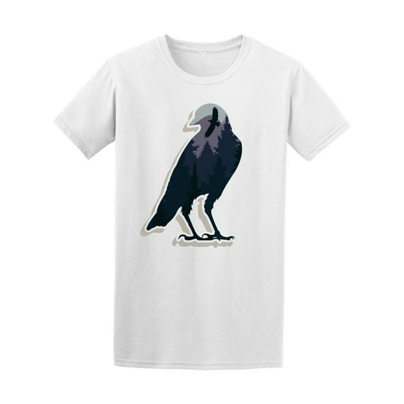 Raven Silhouette Landscape Tee Men's -Image by Shutterstock