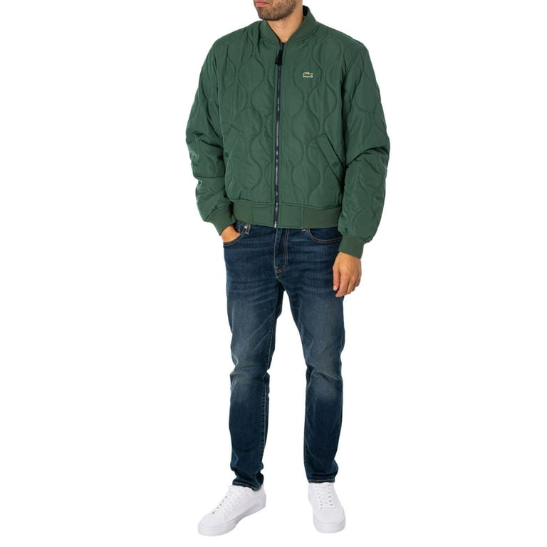 Lacoste Reversible Quilted Taffeta Bomber Jacket Lacoste Reversible Quilted Taffeta Bomber Jacket