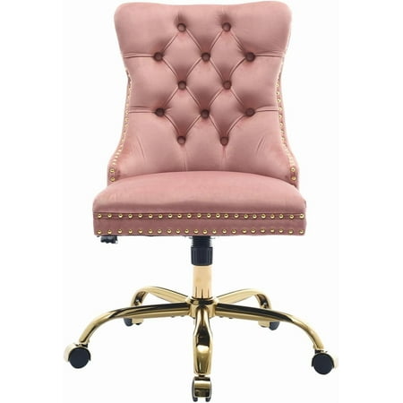 upholstered tufted office chair with product