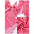 thumbnail image 4 of ValueVibe Lingerie for Women Sexy Lace Babydoll Open Front Lingerie Sets V-Neck Mesh Chemise Nightdress, Pink XL, 4 of 5