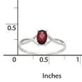 thumbnail image 2 of Primal Gold 14 Karat White Gold Garnet Birthstone Ring, 2 of 4