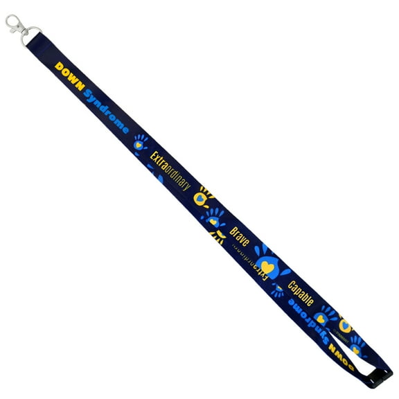 PinMart's Down Syndrome Awareness Handprint Lanyard