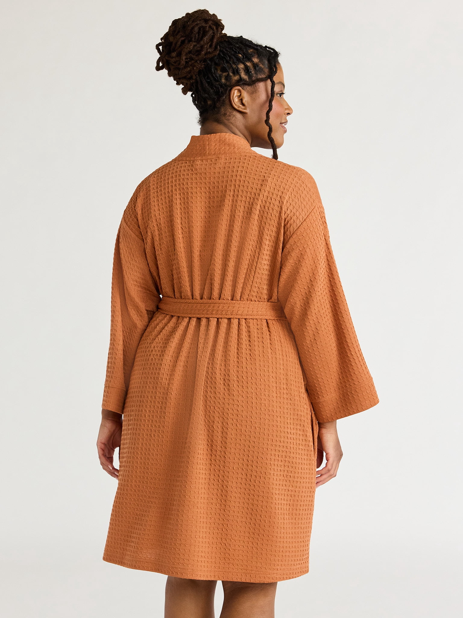 Joyspun Women's Kimono Robe, Size S to 3X