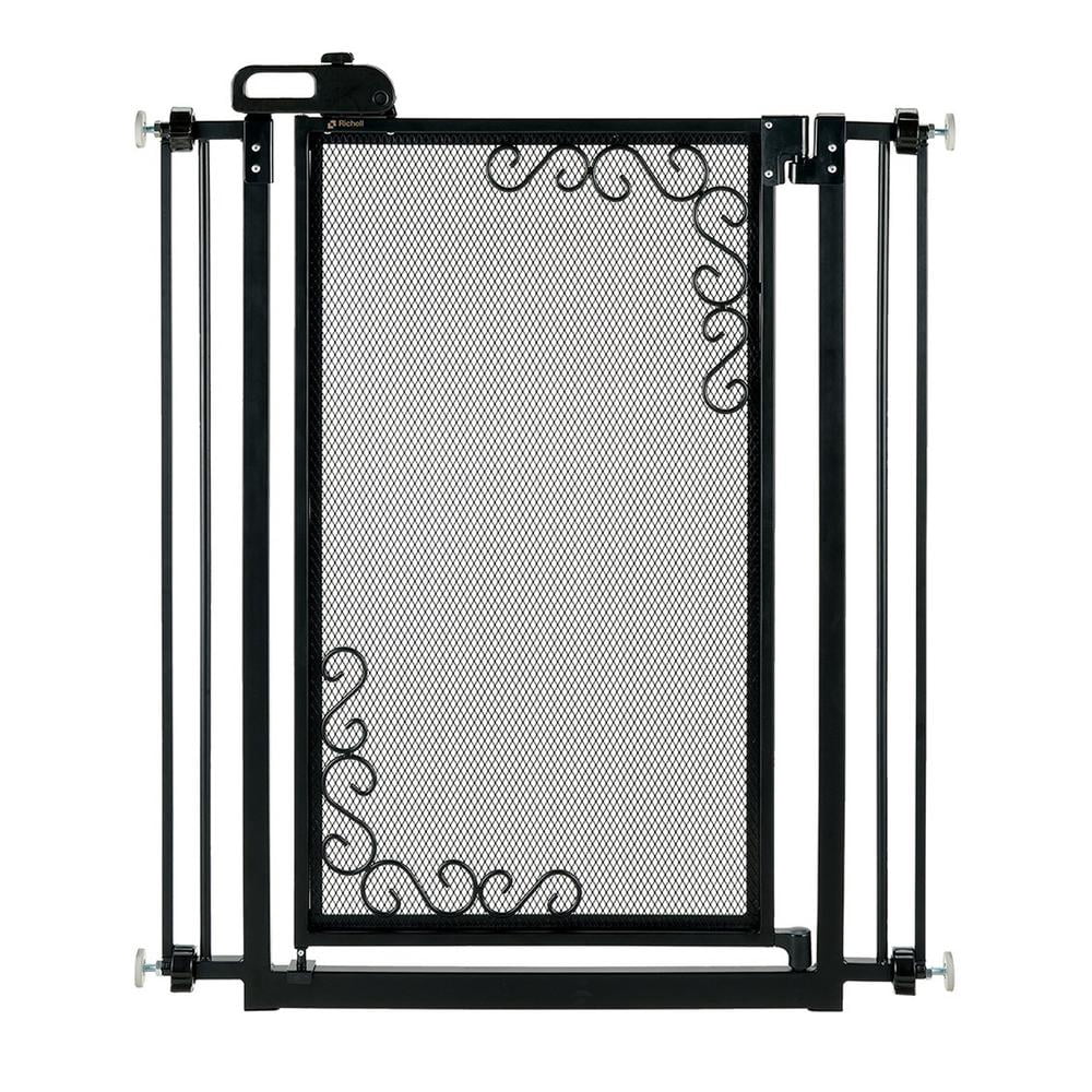 Tall One Touch Metal Mesh Gate