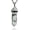 White Howlite, variant on White Howlite Gemstone Hexagonal Pointed Reiki Chakra Pendant Necklace 20"