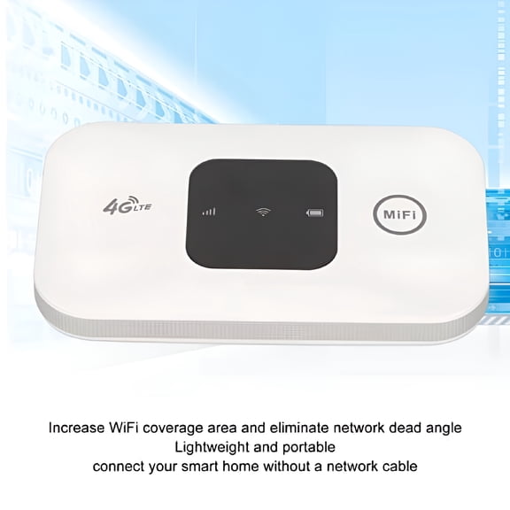 GJX 4G LTE Mobile Hotspot Device Portable Travel Routers SIM Card Router Unlocked Hotspot Router, Support 8 to 10 Users, Stability, for Home Office Travel