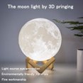 thumbnail image 3 of Eyfqtcs Lámpara De Mesita De Noche Táctil Con Luz Nocturna Led De Luna Impresa En 3D Para Decoración De Habitaciones (12 Cm), 3 of 9