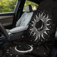 thumbnail image 4 of XYZCANDO Car Seat Cover Towel Long Term Use Car Towel Cushion Cover for Swimming Running Beach, Car Seat Cover Protector Washable, Sun and Moon Pattern, 4 of 11