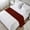 Burgundy, variant on Vintage Purple Bed Runner Scarf for Queen Size Bed, Modern Farmhouse Textured Rustic Beds Scarf Throws for Foot of Bed, Decorative Bed Runners for Bedroom Hotel Guestroom, 83"x20"
