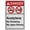 Warning Sign 2, variant on Weatherproof Vertical ANSI Chemical Gas Sign (Hydrogen No Smoking No open flames) 8 in" x 12 in" UV Resistant Indoor Outdoor Workplace Insdustrial Caution Warning Sign