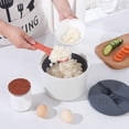 thumbnail image 2 of 2L Large Capacity Lunch Box Rice Bucket Microwave Rice Cooker Multifunctional Cooker Steamer Household Kitchen Cooking 1C 2000ml, 2 of 6