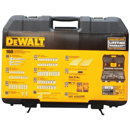 DEWALT Mech Tool Kit, 168 Piece Set, with PTA Case