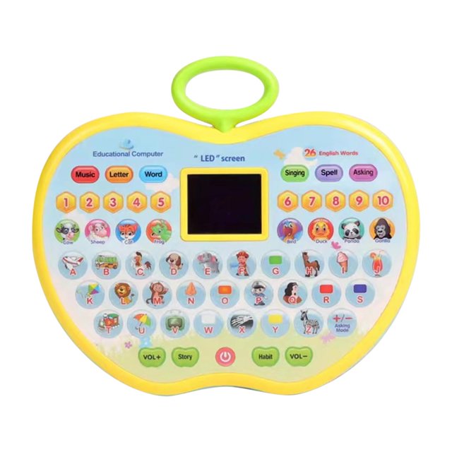 Hearth & Gear LED English Learning Machine Children's Early Education Machine Smart Toys English Tab Let Point Reading Machine Theology for Education Education in Movement Spaces Early Viewer Numbers