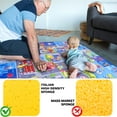thumbnail image 5 of QUOKKA Floor Large Nursery Rug for Babies - Foldable Padded Non-Slip Rug with City for Kids Toddlers & Infants, 5 of 7