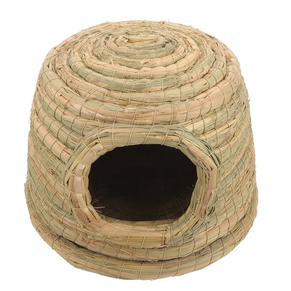 ColoMX Nido para conejos, casa de hierba para conejos, cama tejida para conejos, cobayas, hámsteres.