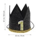 thumbnail image 5 of KAKOWELY 2 piezas de gorro de cumpleaños para bebé, corona para el primer cumpleaños, sombrero para fiesta de cumpleaños infantil, decoración para fiesta, 5 of 5