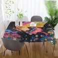 thumbnail image 6 of BZSMCE Square Tablecloth Rainbow Butterfly Dance Pattern Tableclothes, 6 of 9