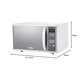 thumbnail image 2 of Mabe - Horno de microondas 1.1. Cuft Espejo - HMM111SEJ, 2 of 5