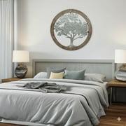 Hosley Hosley Wooden Wall Decor Farmhouse Tree Wall Sculptures