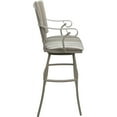 thumbnail image 5 of Set of 3 Outdoor Indoor Counter Stools - Jenna PB Arms - White Fabric - Beige, 5 of 5