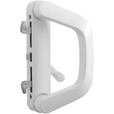 Patio Door Handle Set Perfect Replacement For Sliding Glass Fits 4 15 16 Hole Spacing Non Keyed With Mortise Latch Locks White Diecast Reversible Design Canada Patio Door Handle Set Perfect, Sliding Door Handle Replacement