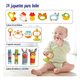 thumbnail image 3 of Sonajas Para Bebe Calcetines Juguetes Para Bebes De 3 Meses Xtellar multicolor, 3 of 3