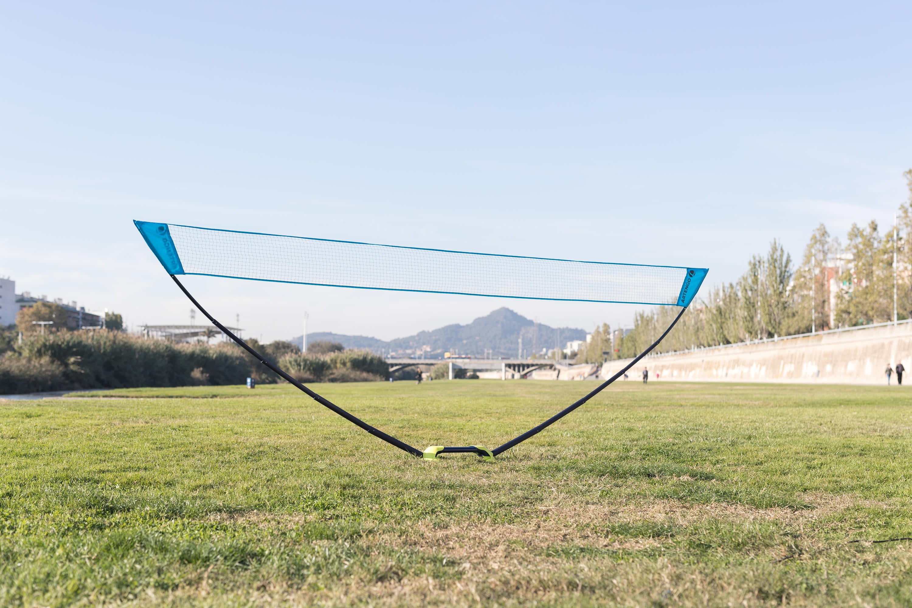 decathlon badminton net