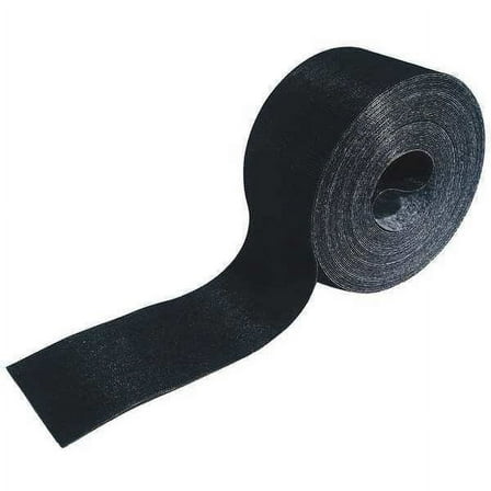 Rip-Tie Hook-and-Loop Cable Tie Roll,30 ft,Black G-20-030-BK
