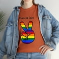 thumbnail image 4 of Peace and Love Pride Unisex Tee-Shirt, 4 of 5