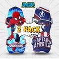 thumbnail image 2 of RYDR - Marvel 45" Two Person Foam Sleds, Snow Sled Slide ( 2 Pack, 45 inch, Spider Man, Captain America), 2 of 2