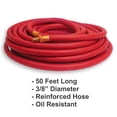 thumbnail image 2 of Rema 891 50 ft. NPT Reinforced .37 ID Air Hose Accessories- Red - Case of 4, 2 of 5