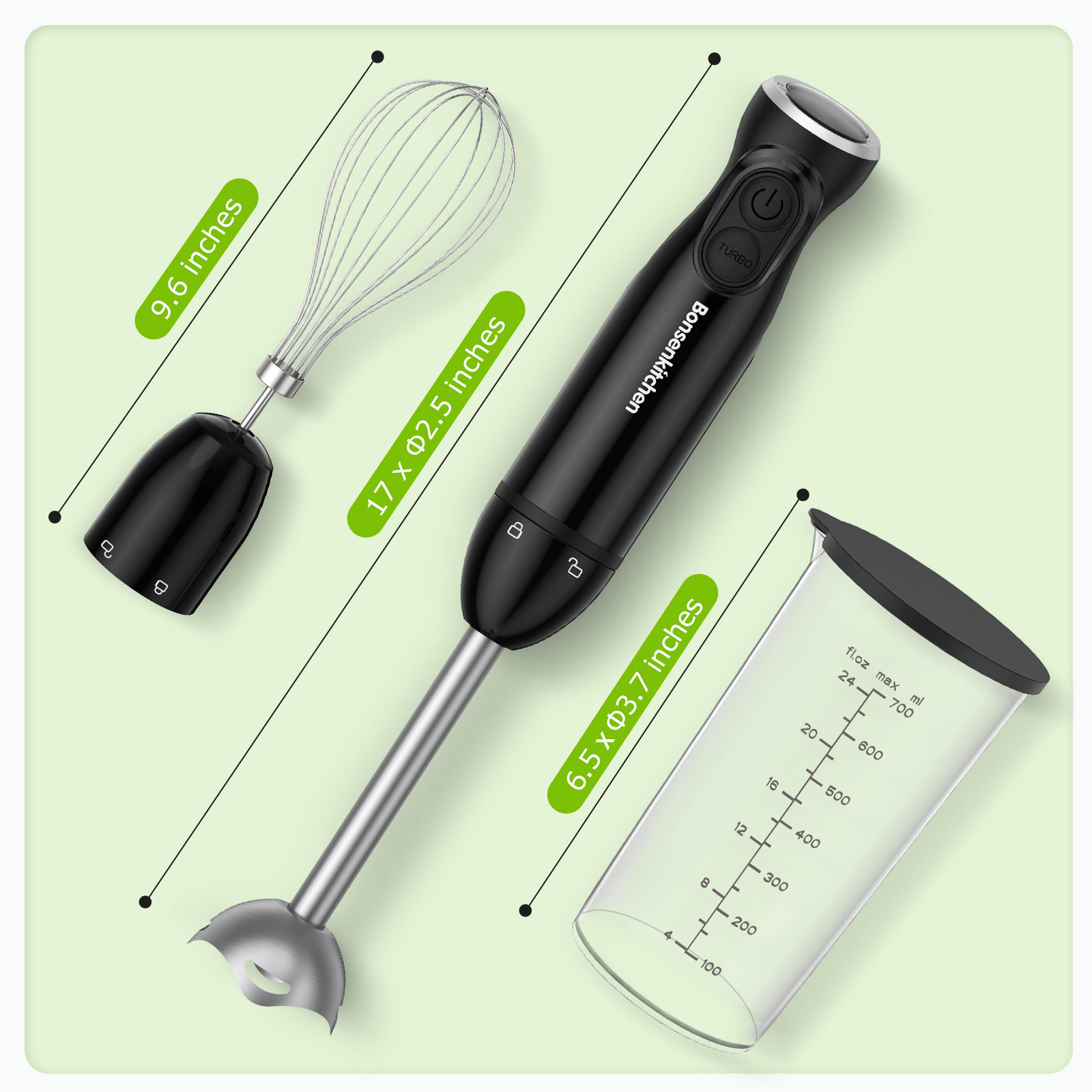bonsenkitchen hand mixer