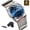 SilverBlue, variant on Luxury Quartz Man Wristwatch Sport Men Watches Waterproof Luminous Men's